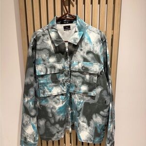 Ksubi Blue/green and Gray Shirt Jacket